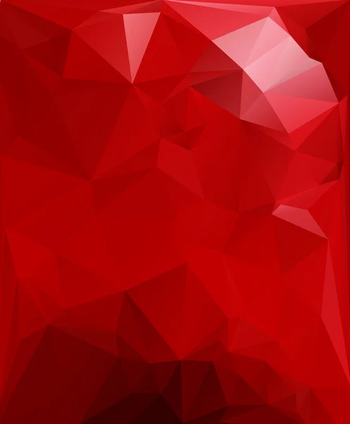 Kırmızı siyah ışık çokgen mozaik arka plan, vektör çizim, yaratıcı sanat iş tasarım şablonları — Stok Vektör