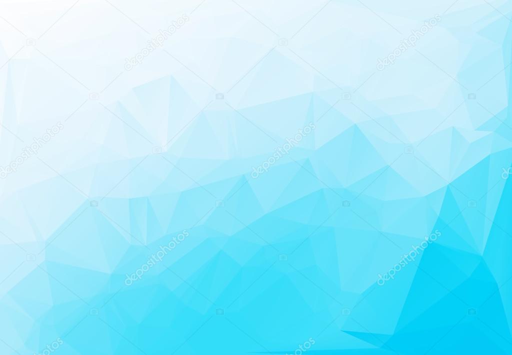 Blue White Light Polygonal Mosaic Background, Vector illustration,  Creative  Business Design Templates