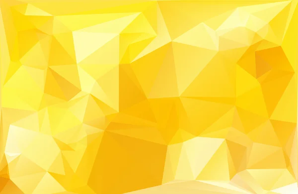 Fondo de mosaico poligonal blanco amarillo, ilustración vectorial, plantillas creativas de diseño empresarial — Vector de stock