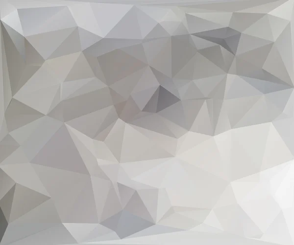 Fondo de mosaico poligonal blanco gris, ilustración vectorial, plantillas creativas de diseño de negocios — Archivo Imágenes Vectoriales