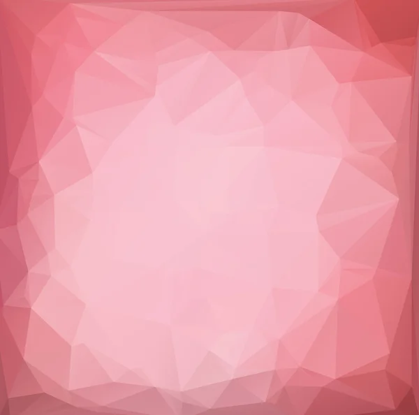 Fondo de mosaico poligonal blanco rosado, ilustración vectorial, plantillas creativas de diseño de negocios — Vector de stock