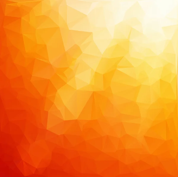 Πορτοκαλί πολυγωνικό μωσαϊκό φόντο λευκό, εικονογράφηση φορέας, δημιουργική επιχείρηση πρότυπα σχεδίασης — Διανυσματικό Αρχείο