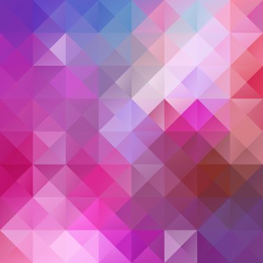 Renkli mozaik arka plan, vektör çizim, yaratıcı iş tasarım şablonları sorunsuz