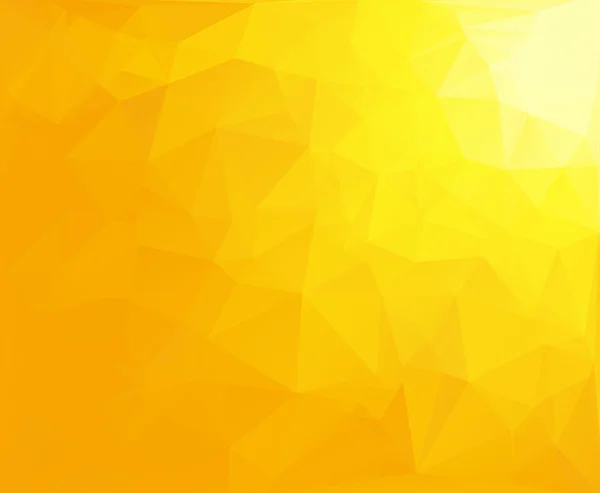 Žlutá bílá polygonální mozaika pozadí, vektorové ilustrace, kreativní Design šablony obchodních — Stockový vektor