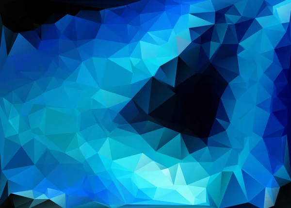 Μπλε λευκό πολυγωνικό ψηφιδωτό φόντο, διανυσματική απεικόνιση, Creative Business Design Πρότυπα — Διανυσματικό Αρχείο