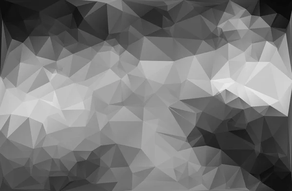 Šedá bílá polygonální mozaika pozadí, vektorové ilustrace, kreativní Design šablony obchodních — Stockový vektor