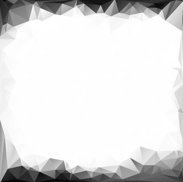 Šedá bílá polygonální mozaika pozadí, vektorové ilustrace, kreativní Design šablony obchodních — Stockový vektor
