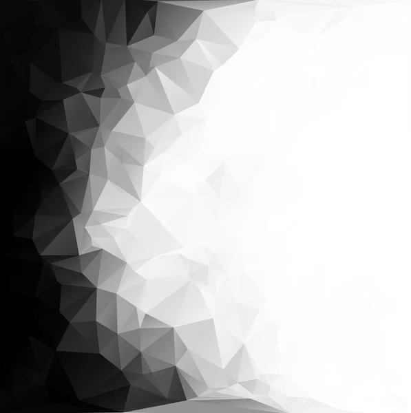 Grau weiß polygonalen Mosaik-Hintergrund, Vektorillustration, kreative Business-Design-Vorlagen — Stockvektor