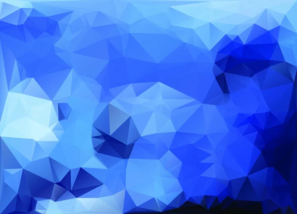 Kék fehér poligonális mozaik háttér, vektor illusztráció, kreatív üzleti tervezési sablonok — Stock Vector