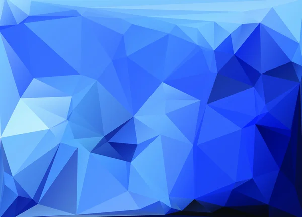 Sfondo mosaico poligonale bianco blu, Illustrazione vettoriale, Modelli di business design creativo — Vettoriale Stock