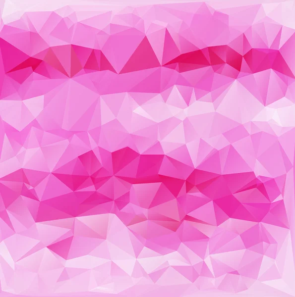 Arrière-plan mosaïque polygonale blanche rose, Illustration vectorielle, Modèles de conception d'entreprise créative — Image vectorielle