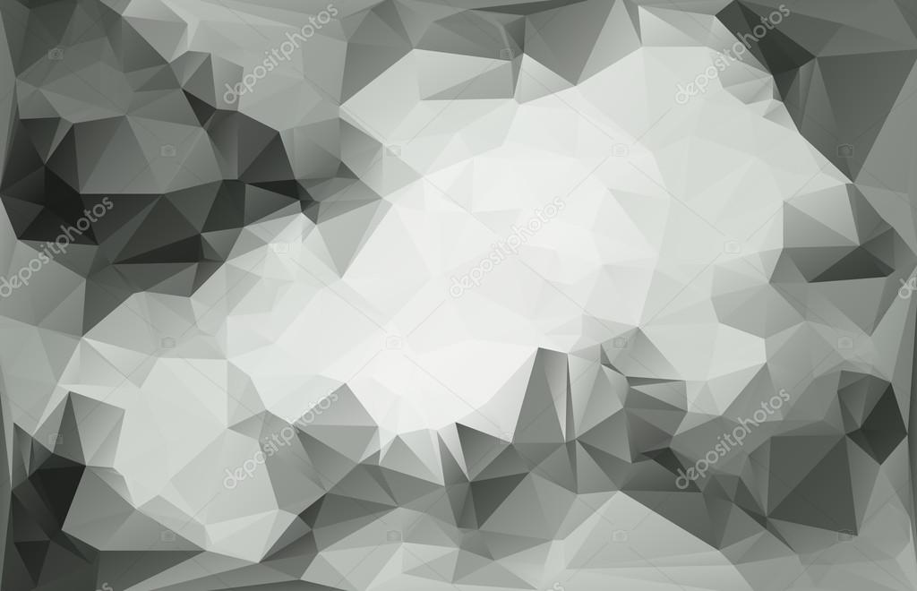 Gray White  Polygonal Mosaic Background, Vector illustration,  Creative  Business Design Templates