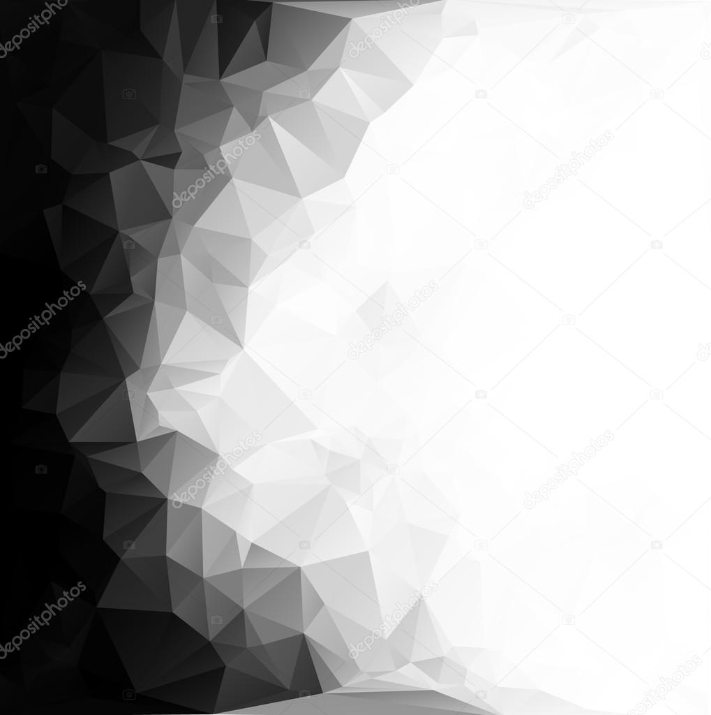 Gray White  Polygonal Mosaic Background, Vector illustration,  Creative  Business Design Templates