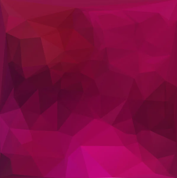 Arrière-plan mosaïque polygonale noire rose, Illustration vectorielle, Modèles de conception d'entreprise créative — Image vectorielle