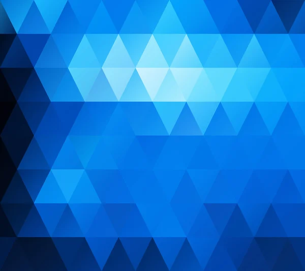 Fondo azul mosaico blanco, plantillas de diseño creativo — Vector de stock