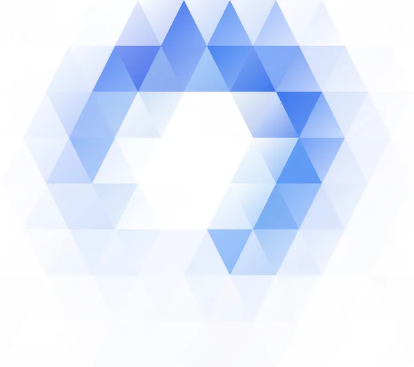 Blue White Mosaic Background, Creative Design Templates — Stock Vector