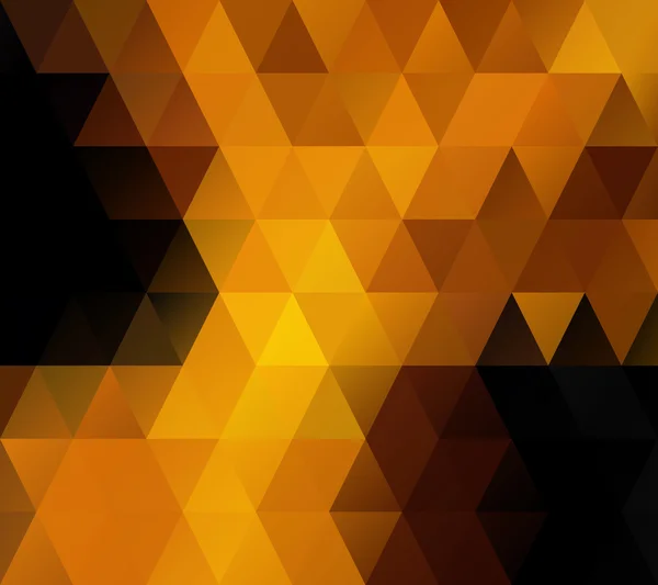 Gele Wave mozaïek achtergrond, creatief ontwerpsjablonen — Stockvector