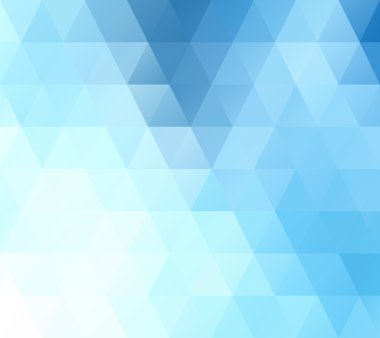 Mavi beyaz parlak mozaik renkli, yaratıcı tasarım şablonları