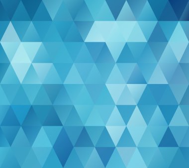 Mavi beyaz parlak mozaik renkli, yaratıcı tasarım şablonları