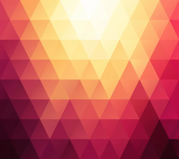 Orangefarbener Mosaik-Hintergrund, kreative Design-Vorlagen — Stockvektor