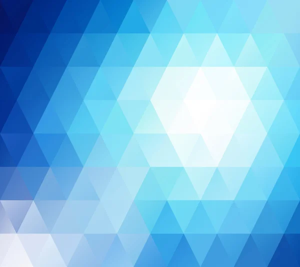 Bleu blanc fond mosaïque brillant, Modèles de conception créative — Image vectorielle