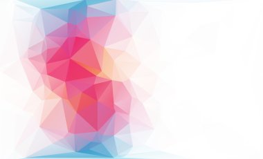 Renkli mozaik arka plan, vektör çizim, yaratıcı iş tasarım şablonları çokgen