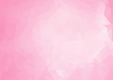 Pembe Beyaz poligonal mozaik arka plan, vektör çizim, yaratıcı iş tasarım şablonları