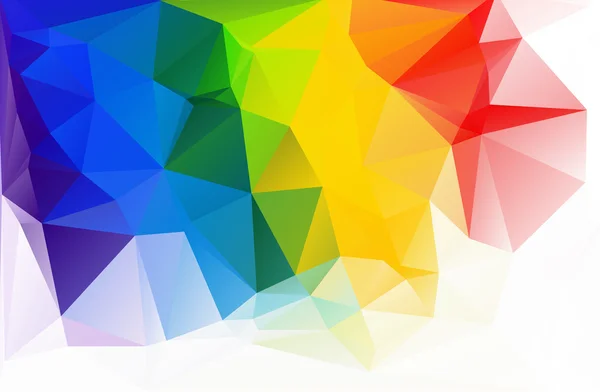 カラフルな多角形モザイク背景、ベクトル図では、創造的なビジネスのデザイン テンプレート — ストックベクタ