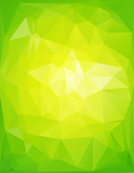 Fondo de mosaico poligonal blanco verde, ilustración vectorial, plantillas creativas de diseño de negocios — Vector de stock