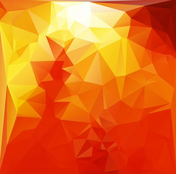 Rot Weiß Polygonaler Mosaik-Hintergrund, Vektorillustration, Creative Business Design Templates — Stockvektor