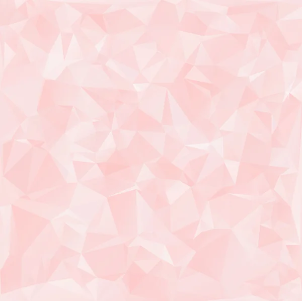 Arrière-plan mosaïque polygonale blanche rose, Illustration vectorielle, Modèles de conception d'entreprise créative — Image vectorielle