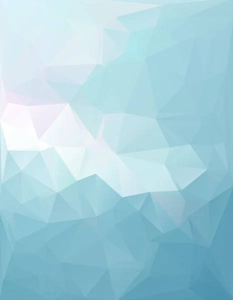 Fondo de mosaico poligonal blanco azul, ilustración vectorial, plantillas creativas de diseño empresarial — Vector de stock