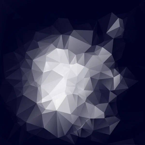 Blue White  Polygonal Mosaic Background, Vector illustration,  Creative  Business Design Templates — Stock Vector