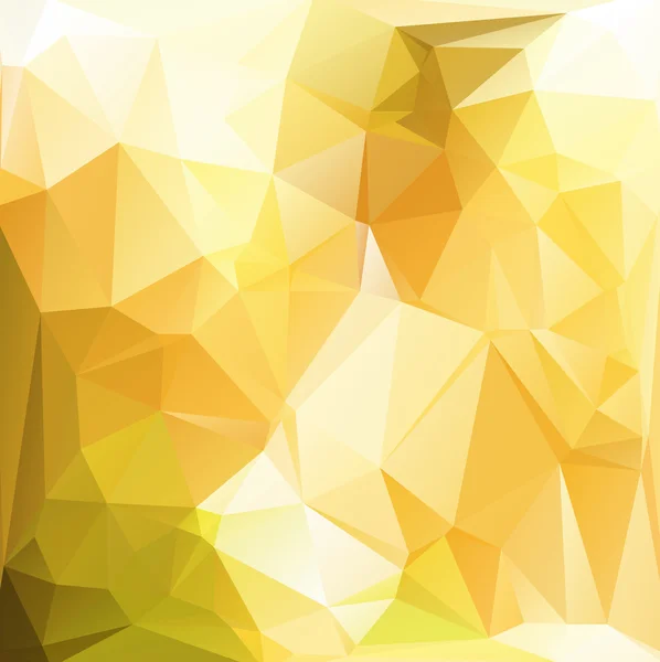 Золотой белый многоугольный фон мозаики, векторная иллюстрация, Creative Business Design Templates — стоковый вектор