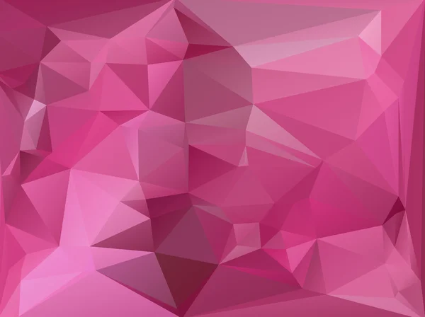Arrière-plan mosaïque polygonale blanche rose, Illustration vectorielle, Modèles de conception d'entreprise créative — Image vectorielle