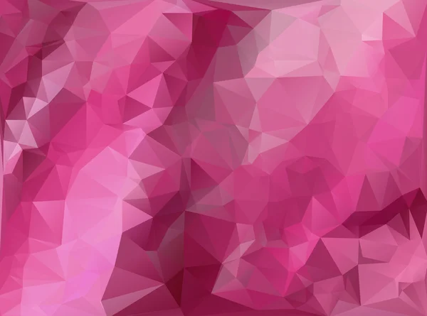 Sfondo mosaico poligonale bianco rosa, Illustrazione vettoriale, Modelli di business design creativo — Vettoriale Stock