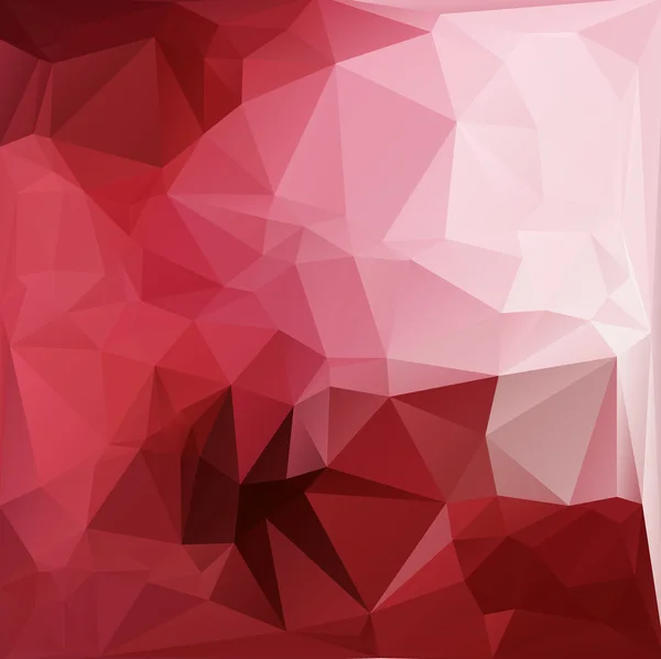 Červená bílá polygonální mozaika pozadí, vektorové ilustrace, Creative Business Design šablony — Stockový vektor