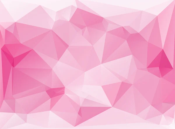 Růžová bílá polygonální mozaika pozadí, vektorové ilustrace, kreativní Design šablony obchodních — Stockový vektor