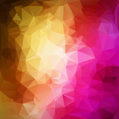 Renkli mozaik arka plan, vektör çizim, yaratıcı iş tasarım şablonları çokgen
