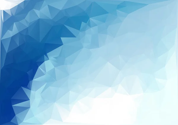Blue Line Polygonal Mosaic Background, Vector illustration,  Creative  Business Design Templates — Διανυσματικό Αρχείο