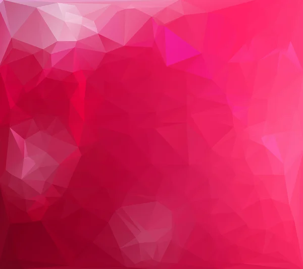 Pink White Polygonal Mosaic Fundo, Ilustração vetorial, Modelos de design de negócios criativos — Vetor de Stock