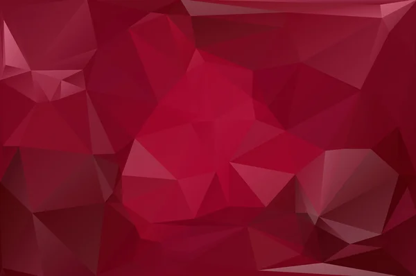 Fondo de mosaico poligonal blanco rojo, ilustración vectorial, plantillas creativas de diseño de negocios — Vector de stock