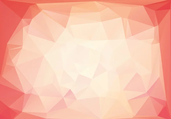 Červená bílá polygonální mozaika pozadí, vektorové ilustrace, Creative Business Design šablony — Stockový vektor