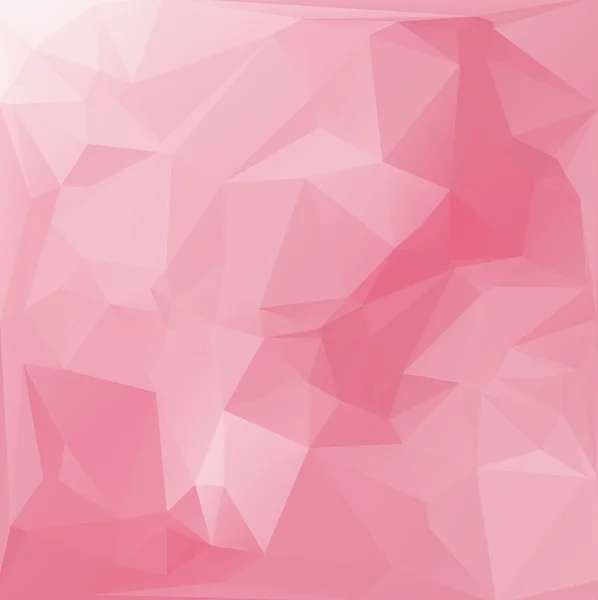 Fondo de mosaico poligonal blanco rosado, ilustración vectorial, plantillas creativas de diseño de negocios — Archivo Imágenes Vectoriales