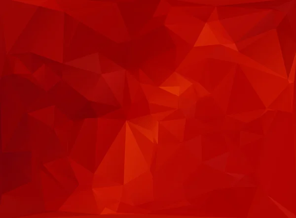 Rot Weiß Polygonaler Mosaik-Hintergrund, Vektorillustration, Creative Business Design Templates — Stockvektor