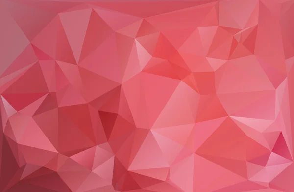 Fondo de mosaico poligonal blanco rojo, ilustración vectorial, plantillas creativas de diseño de negocios — Archivo Imágenes Vectoriales