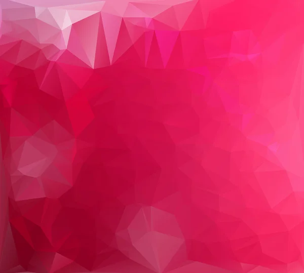 Rosa weißer polygonaler Mosaikhintergrund, Vektorillustration, kreative Geschäftsdesign-Vorlagen — Stockvektor