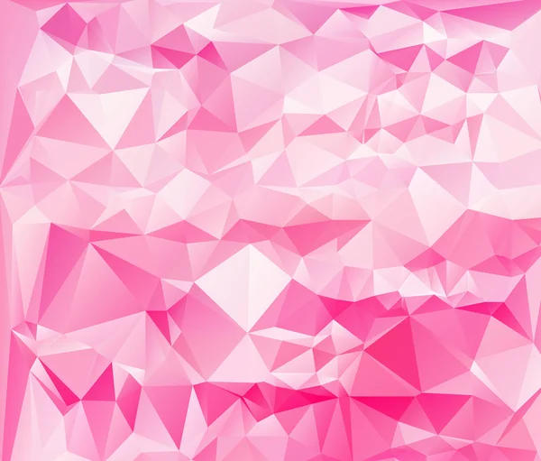 Fondo de mosaico poligonal blanco rosado, ilustración vectorial, plantillas creativas de diseño de negocios — Vector de stock