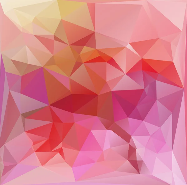 Fondo de mosaico poligonal blanco rosado, ilustración vectorial, plantillas creativas de diseño de negocios — Vector de stock