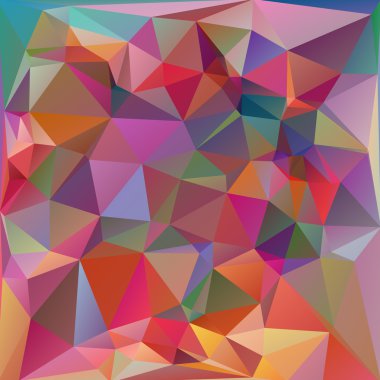 Renkli mozaik arka plan, vektör çizim, yaratıcı iş tasarım şablonları çokgen